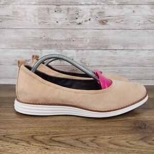 Cole Haan Womens Original Grand Tan Brown Flats Almond Toe Size 8B